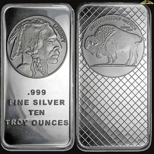 Last Day Flash Sale!🔥Buffalo Silver Bar | Silvertowne Mint 999 Silver Bar
